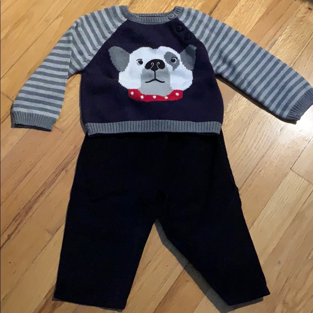 Baby Boy Sweater and Dress Pants